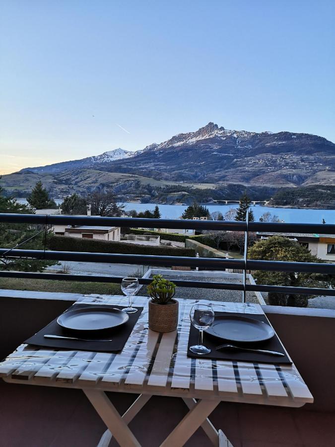 Studio Vue Sur Lac Et Montagne Savines Dış mekan fotoğraf