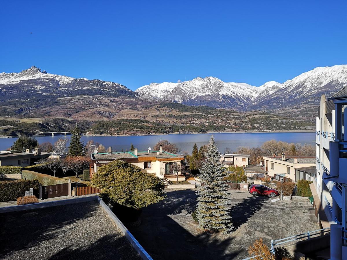Studio Vue Sur Lac Et Montagne Savines Dış mekan fotoğraf