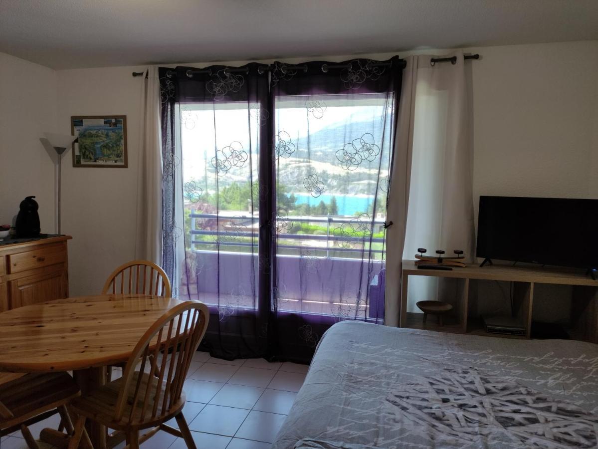 Studio Vue Sur Lac Et Montagne Savines Dış mekan fotoğraf