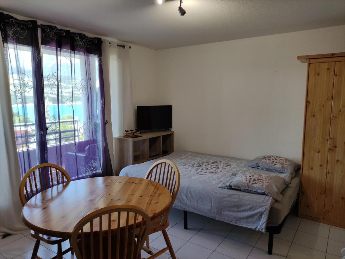 Studio Vue Sur Lac Et Montagne Savines Dış mekan fotoğraf